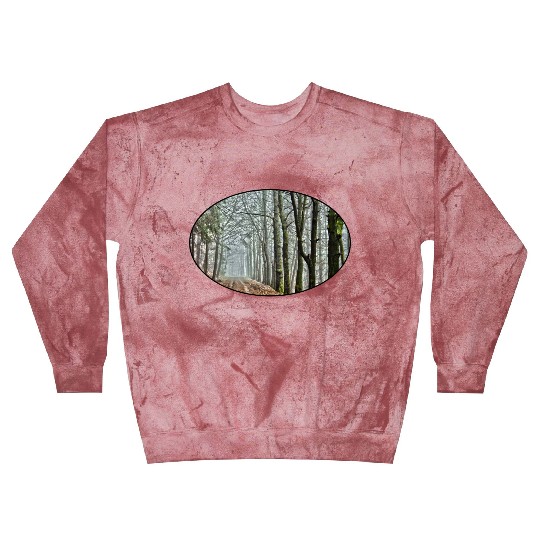 Forest - Nature - Park - Trees - Rural - Dirt Road Blast Sweatshirts