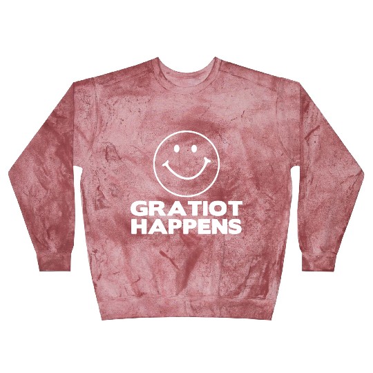 Classic Detroit Gratiot Happens Blast Sweatshirts