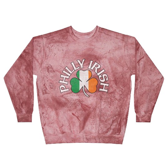 Philly Irish Shamrock Flag Apparel Blast Sweatshirts