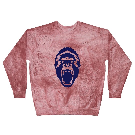gorilla head wild animal Blast Sweatshirts