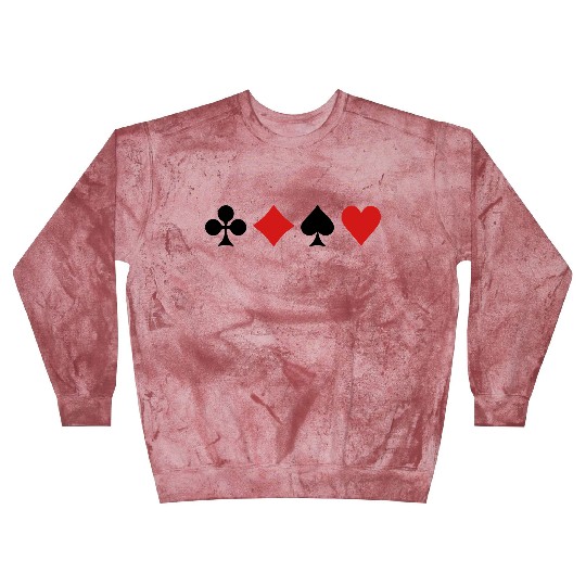 Playing Card Suits Blast Sweatshirts