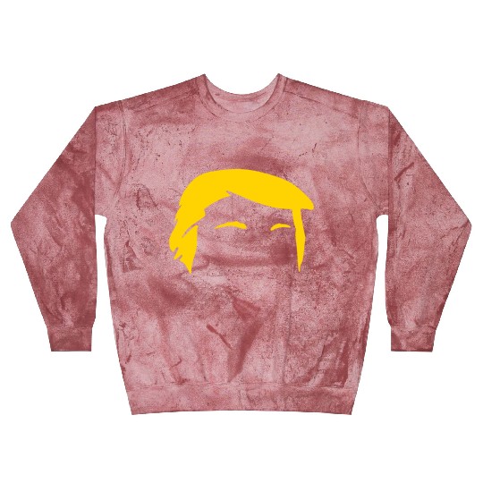 Trump Hair Minimal Vector Blast Sweatshirts