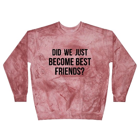 Did we just become best friends Blast Sweatshirts