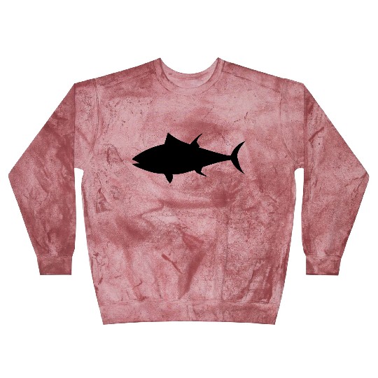 Tuna Fish Silhouette Blast Sweatshirts