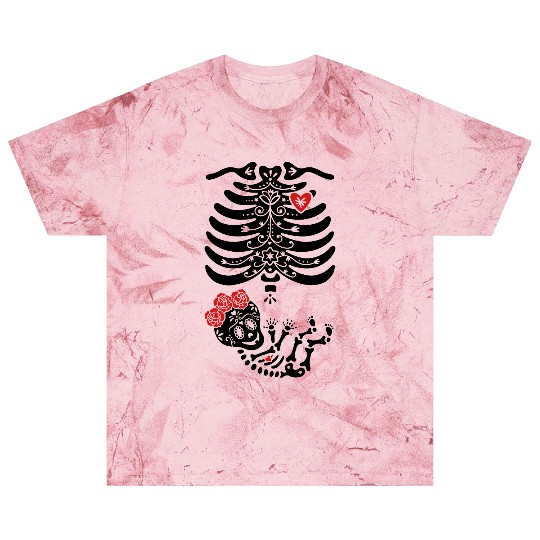 Maternity Sugar Skull Girl - Frida Blast T Shirts