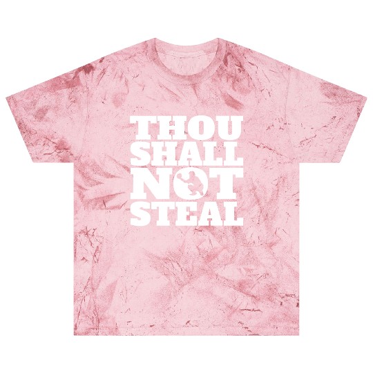 Thou Shall Not Steal Funny Baseball Catcher Blast T Shirts