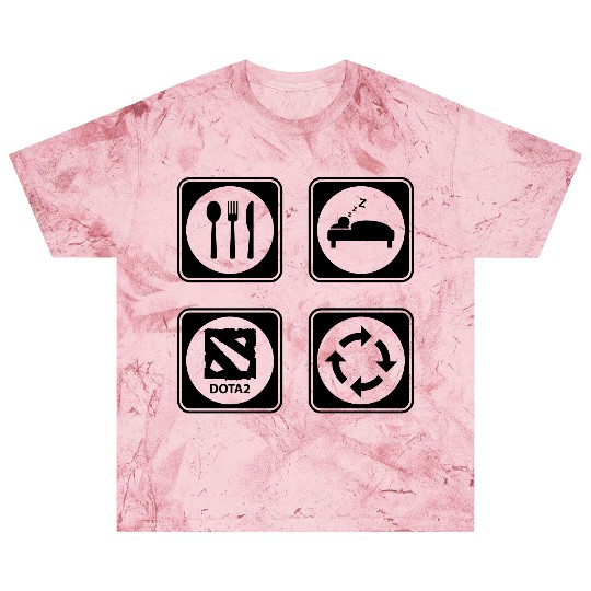 Eat Sleep DOTA2 Repeat Blast T Shirts