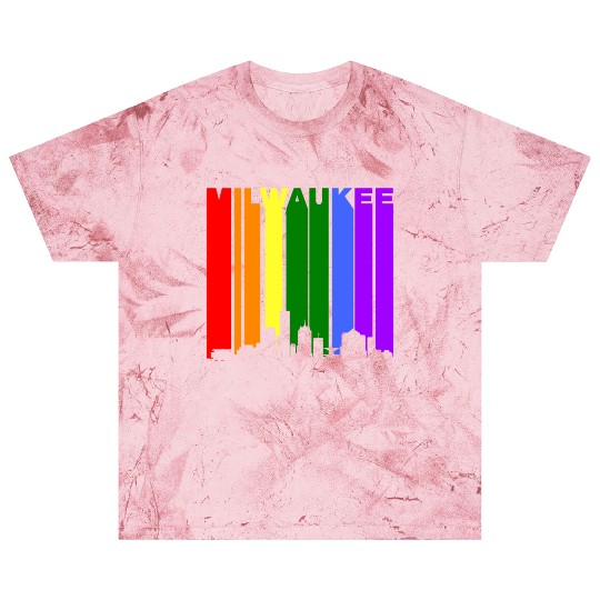 Milwaukee Wisconsin Rainbow LGBT Gay Pride Blast T Shirts
