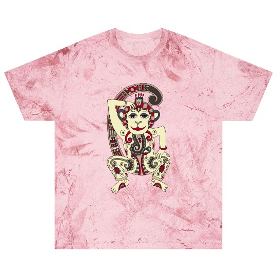 Aztec Monkey Blast T Shirts