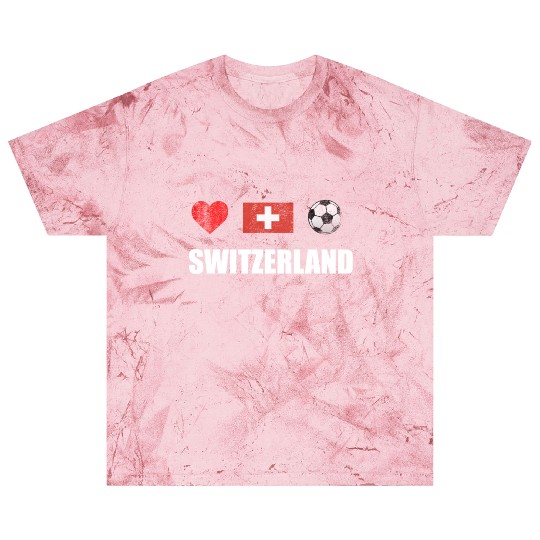 Switzerland Football Blast T Shirts - Switzerland Soccer
