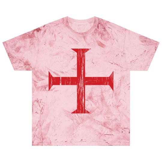 Knights Templar Crusader Cross Blast T Shirts