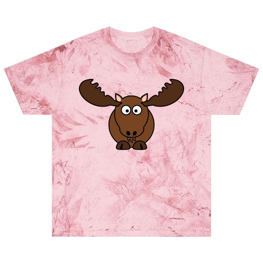 Elk Deer Moose Head Hunter Comic Gift Present Blast T Shirts