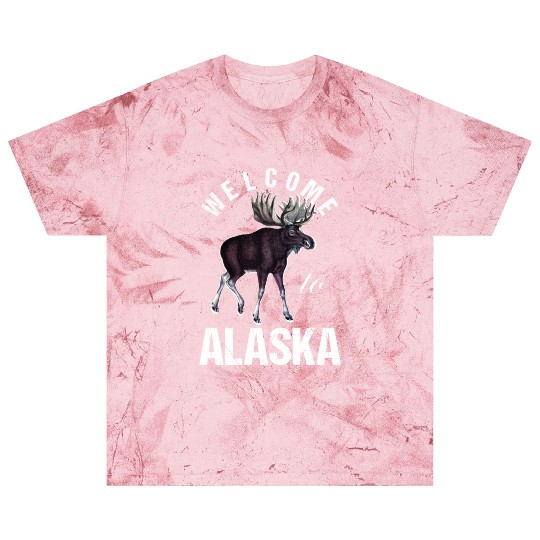 Alaska Moose Welcome to Alaska Blast T Shirts