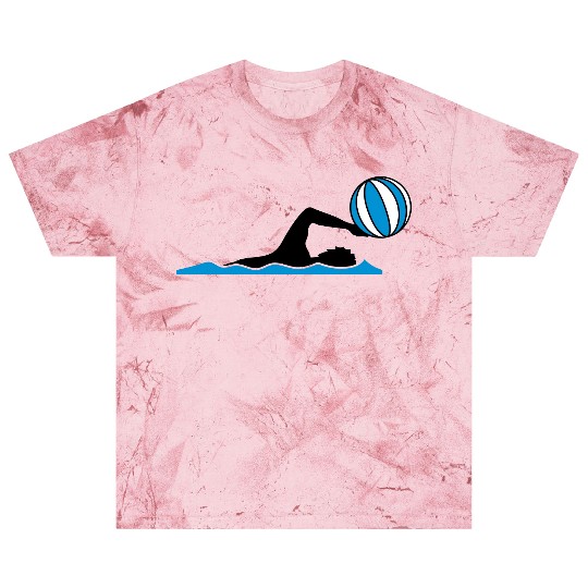 ball play throw volleyball swim swimmer club team Blast T Shirts