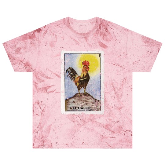 El Gallo Mexican Loteria Bingo Card Blast T Shirts