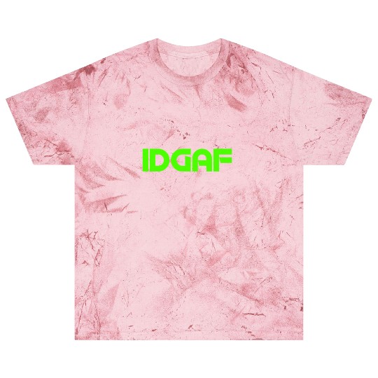 IDGAF (LIME GREEN PRINT) Blast T Shirts