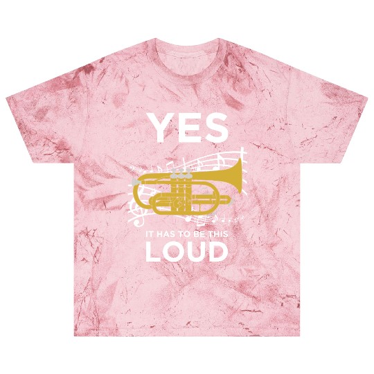 Yes It Has To Be Loud Funny Trumpet Blast T Shirts