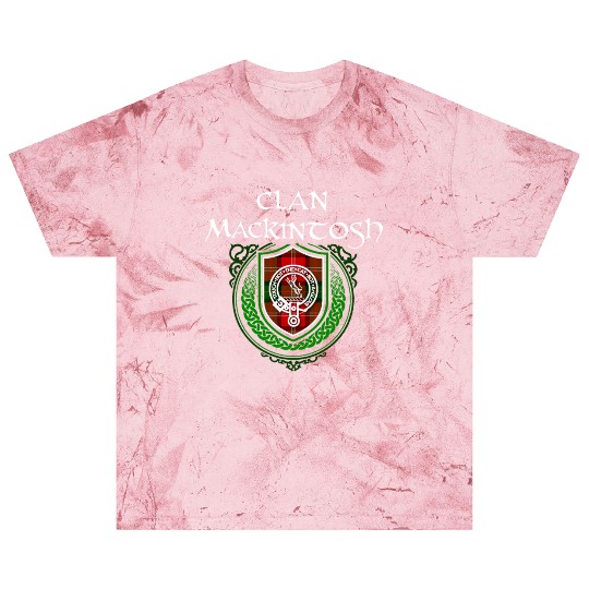 Mackintosh Surname Scottish Clan Tartan Crest Blast T Shirts