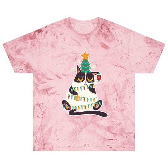 Christmas Tree Cat Blast T Shirts Christmas Xmas Holiday