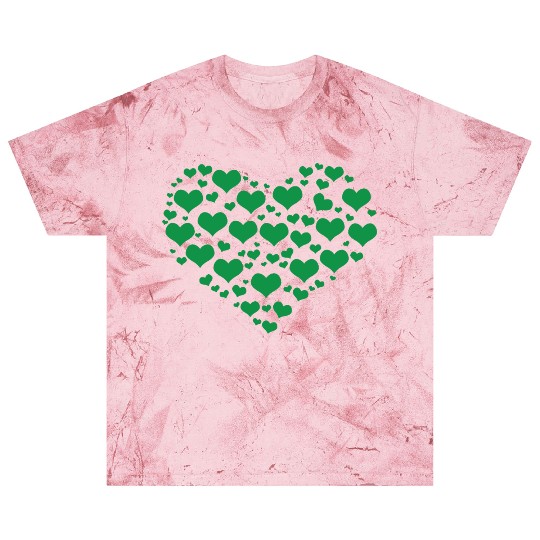 Green Heart St Patricks Day Blast T Shirts