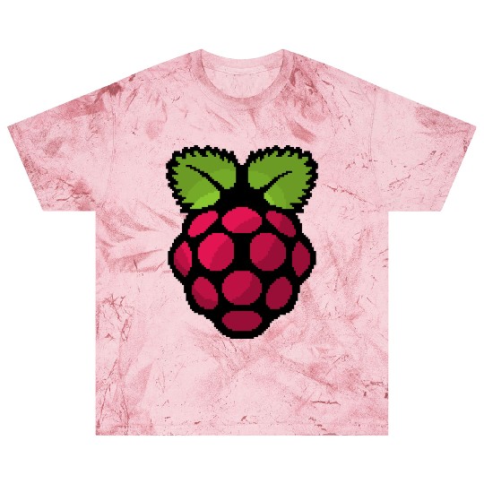 Raspberry Pi Pixel Logo Blast T Shirts