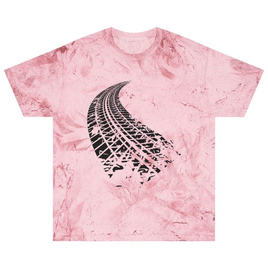 Dirty tire tracks fading into the horizon Blast T Shirts