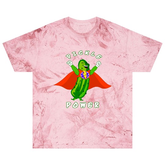 Pickleball Pickle Power Superhero Blast T Shirts