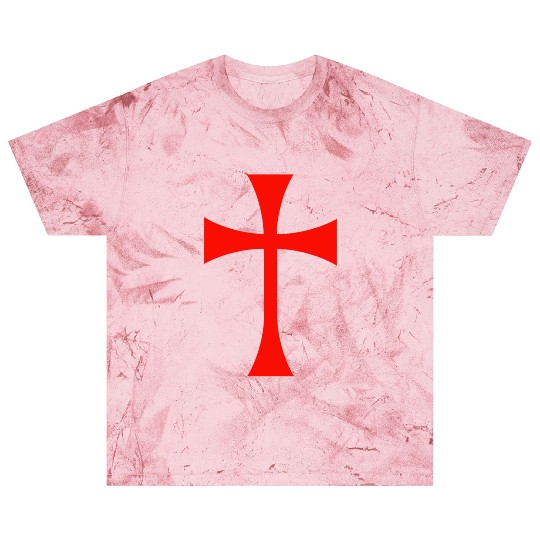 Knights Templar Cross Blast T Shirts