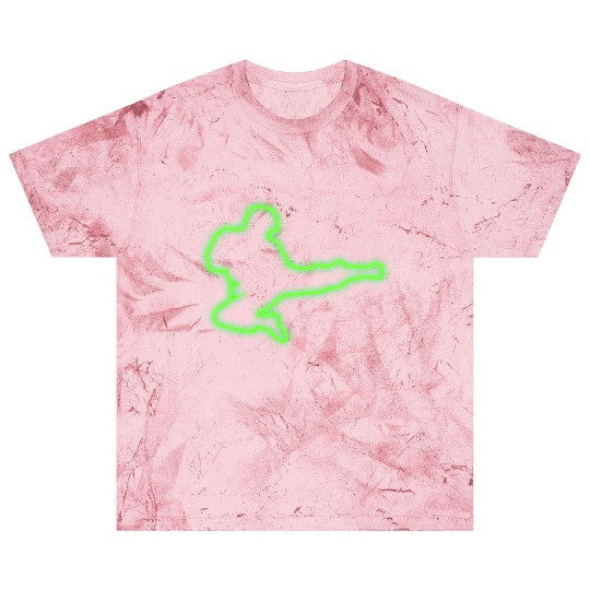 Neon Tae Kwon Do Geometric Retro Gift Idea Blast T Shirts