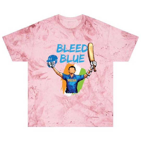 Indian Cricket Team Supporters Bleed in Blue Blast T Shirts