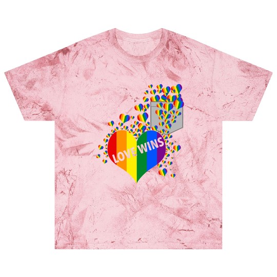 Love Wins Pride LGBTQ Community Pride Month Blast T Shirts