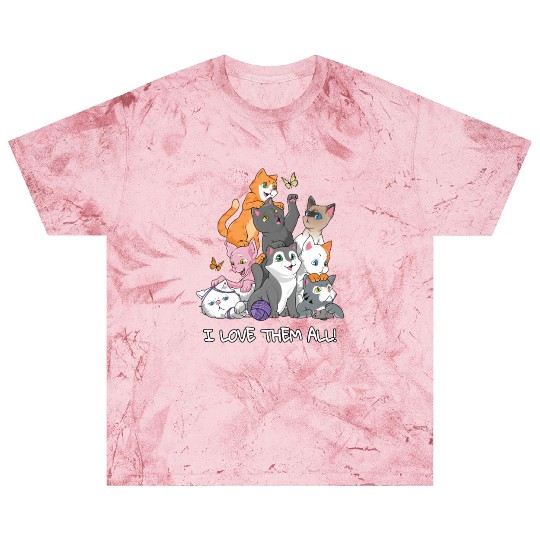 I love them all Cats Gift Maine Coon cat lover Blast T Shirts