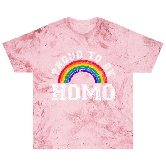 LGBT Proud to be Homo CSD Gay Pride Blast T Shirts