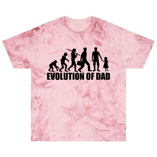 text evolution of dad dad dad and daughter father' Blast T Shirts