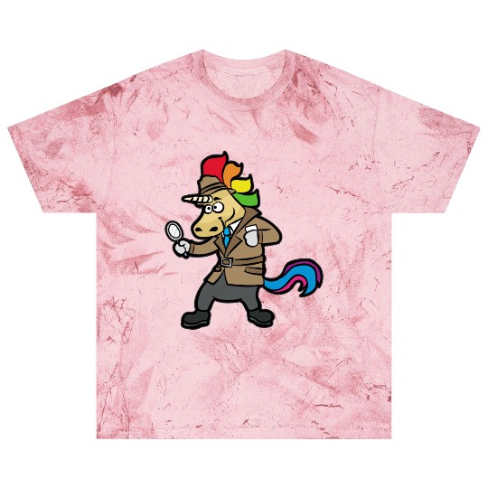 UNICORN DETECTIVE Private Investigator trench coat Blast T Shirts