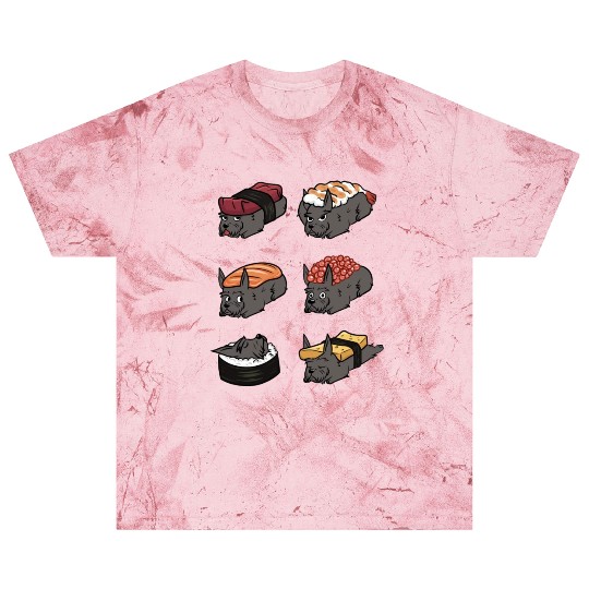 Scottish Terrier Sushi Nigiri Blast T Shirts