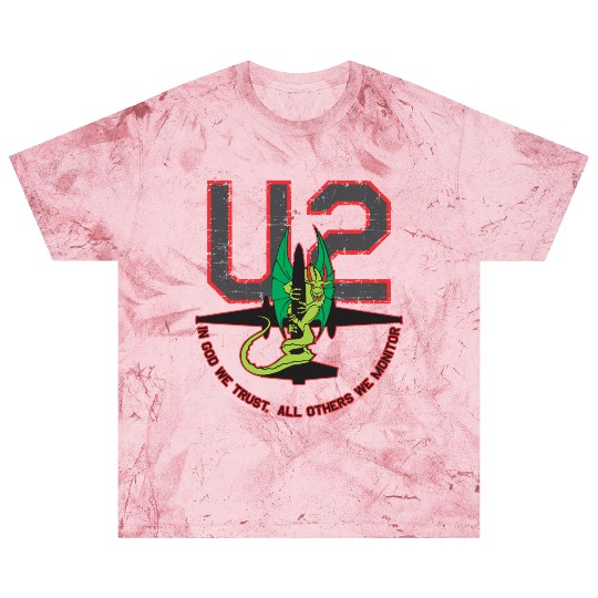 U-2 In God We Trust, All Others We Monitor Blast T Shirts