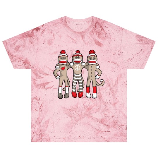 Sock Monkey Buddies Blast T Shirts