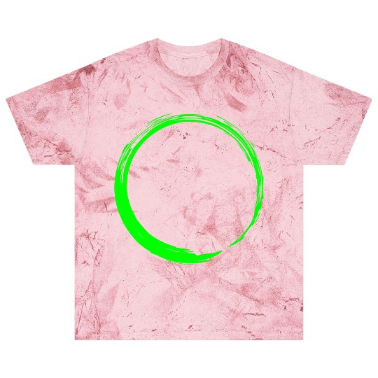 Circle Design Green Blast T Shirts