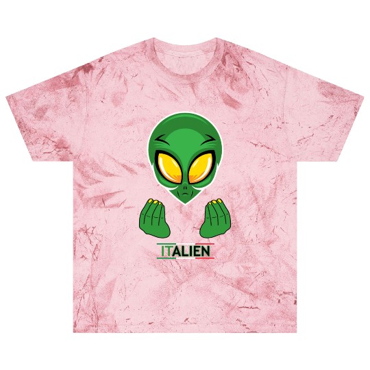 Funny Alien Italian Italy Blast T Shirts