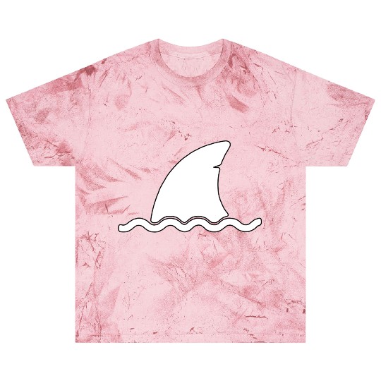 Shark shark fin water sea animal swim present Blast T Shirts