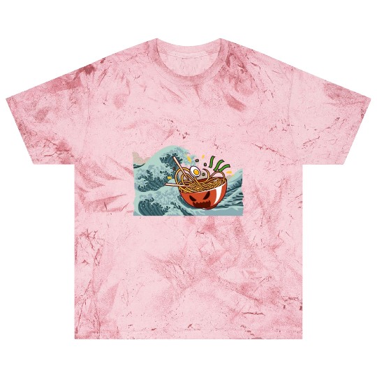 Ramen Monster Wave Kanagawa Blast T Shirts