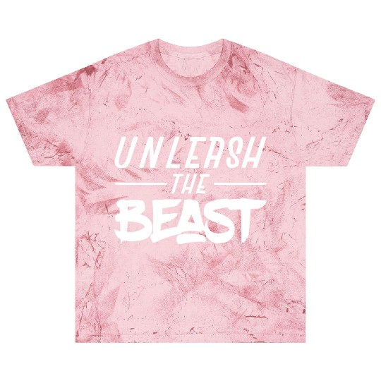 Unleash the Beast Fitness Workout Training White Blast T Shirts