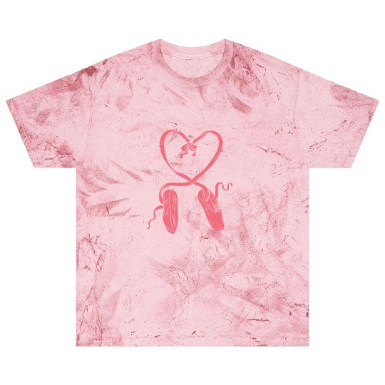 Ballet Shoes Daner Heart Valentines Day Blast T Shirts