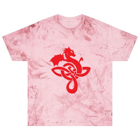 Celtic Symbols Dragon Red Gift Idea Blast T Shirts