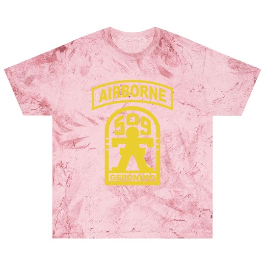 Geronimo 509th Airborne Parachute Infantry US Army Blast T Shirts