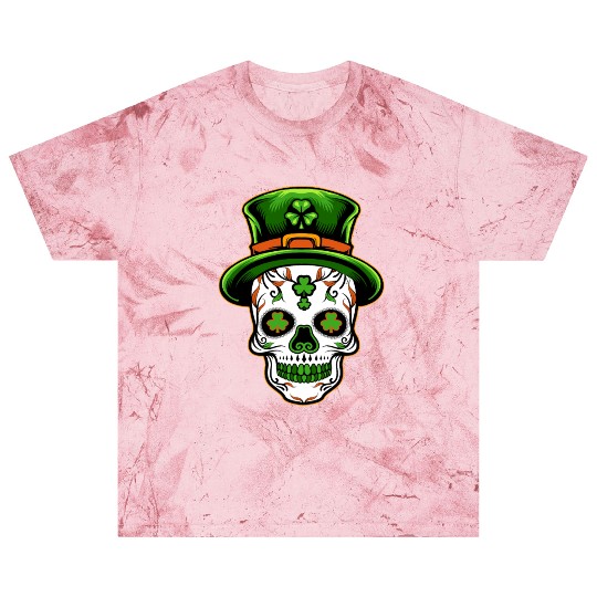 Sugar Skull St Patricks Day Blast T Shirts