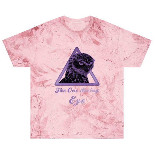 Purple owl in triangle gift animal lover Blast T Shirts