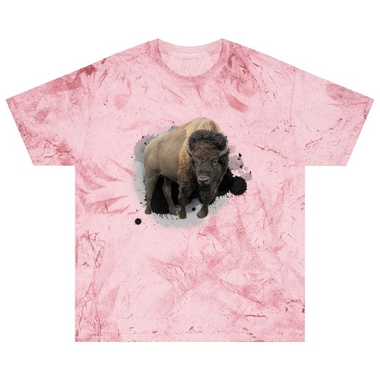 Bison Buffalo Cattle Design Illustration Gift Blast T Shirts