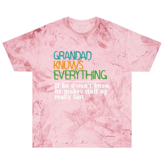 GRANDAD KNOWS EVERYTHING - GIFT FOR GRANDAD - FUNN Blast T Shirts